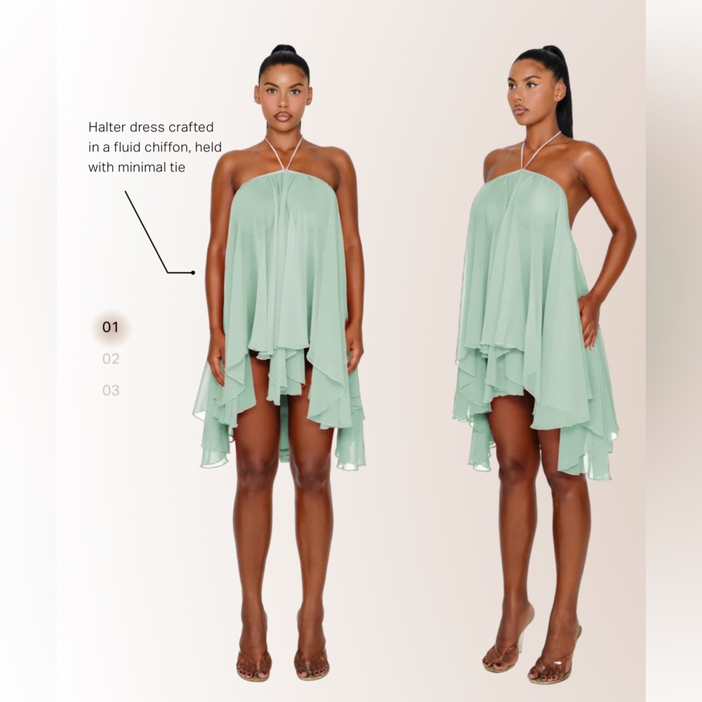 Coucoo Thar dress in color Salt Water